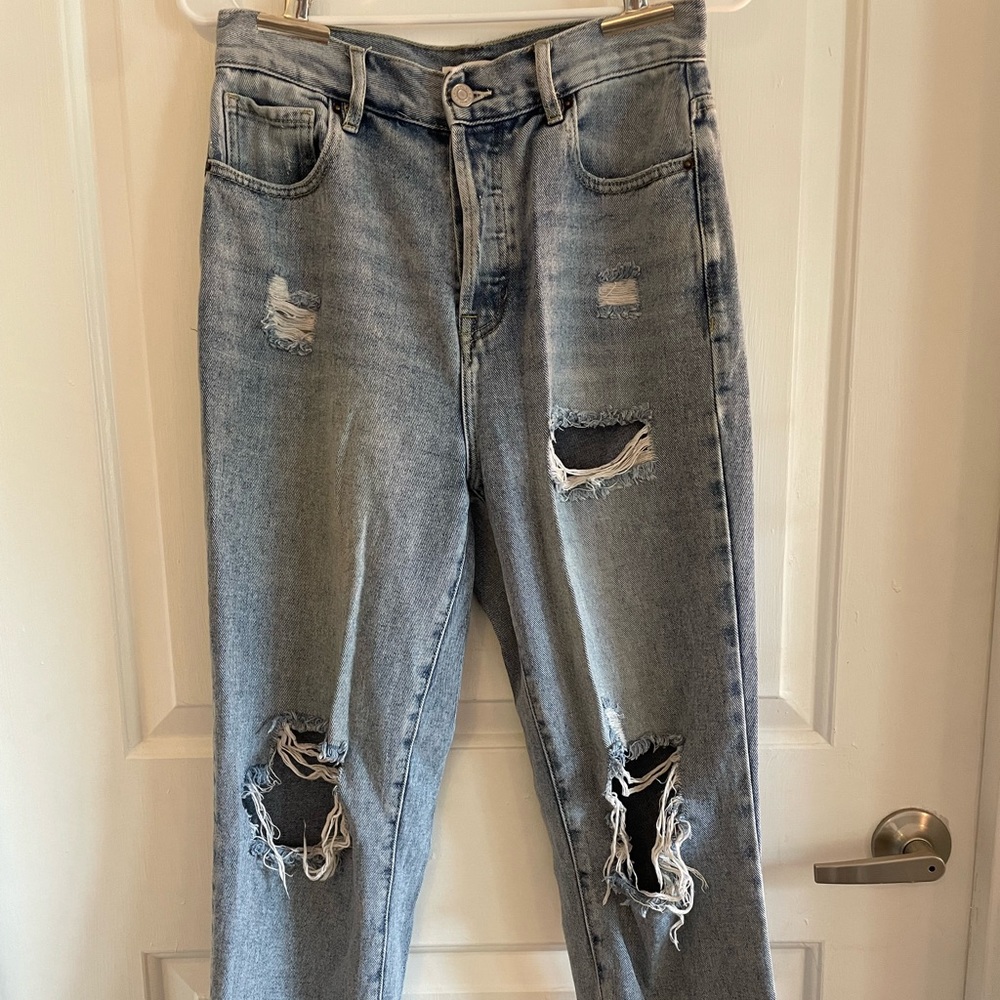 Pacsun light wash straight jean size 27